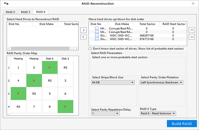3-Raid Reconstruction